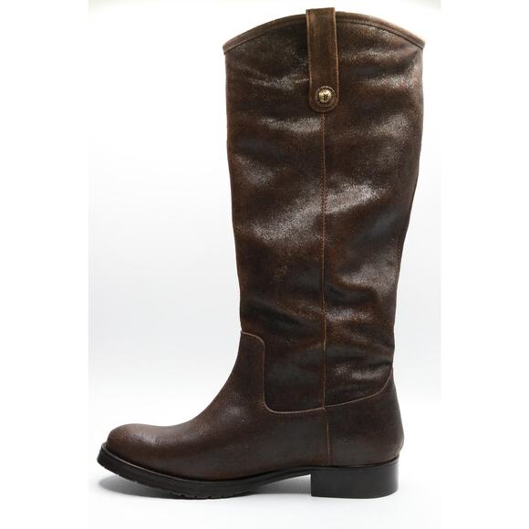 Frye Women's 40058 Melissa Double Sole Button Lug Brown, 8.5 M US - Picture 3 of 5